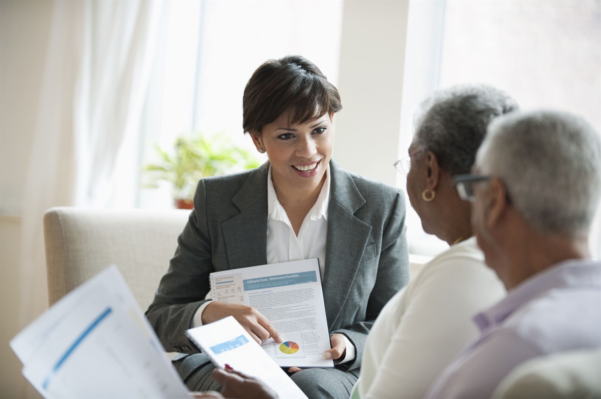 Financial advisor meeting